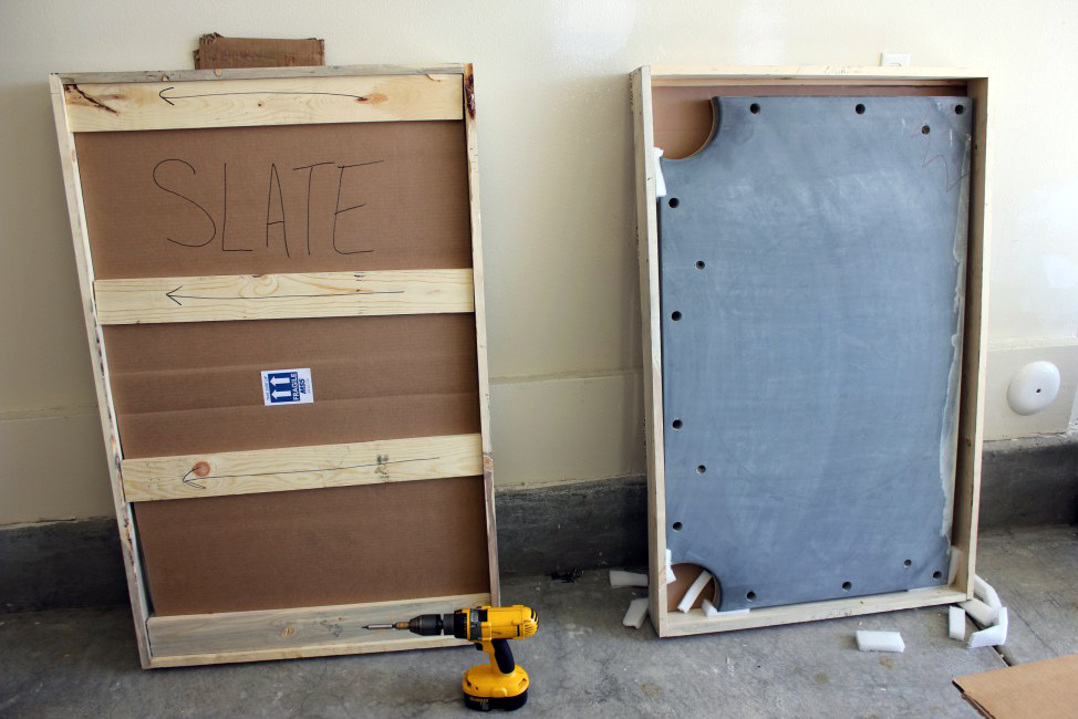 Pool table slates moving and crating