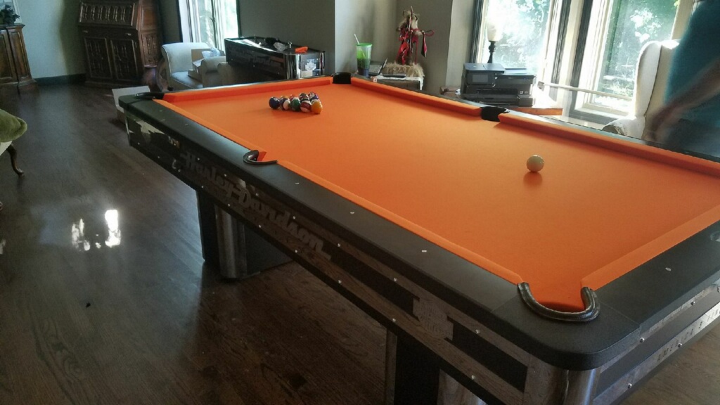 Pool table restoration
