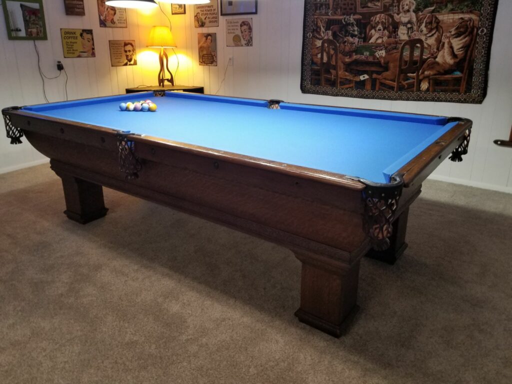 REPAIR SERVICE POOL TABLE RECOVER RE-CLOTH 